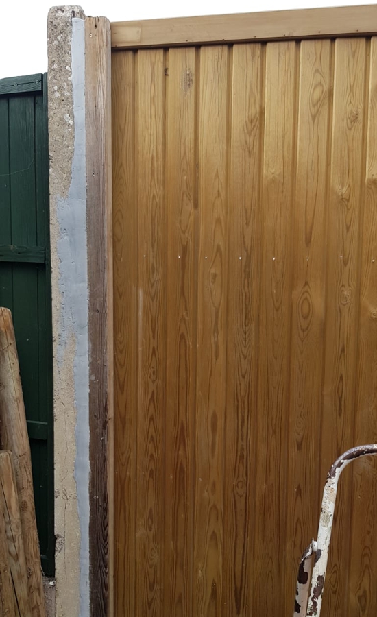 Sylmasta AB Original Epoxy Putty used to repair damaged fence posts caused by concrete cancer