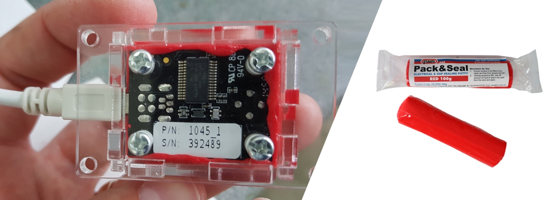 Pack & Seal is a non-setting putty used for gap sealing, electrical applications and pipe repair where future removal of material is required