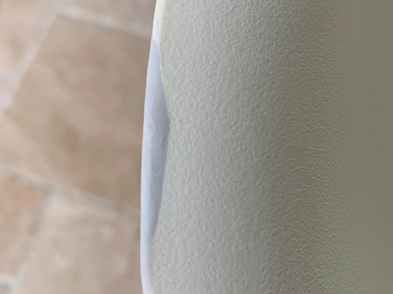 Sylmasta AB Epoxy Putty used as a filler to repair a chip in an SMC bar kitchen stool