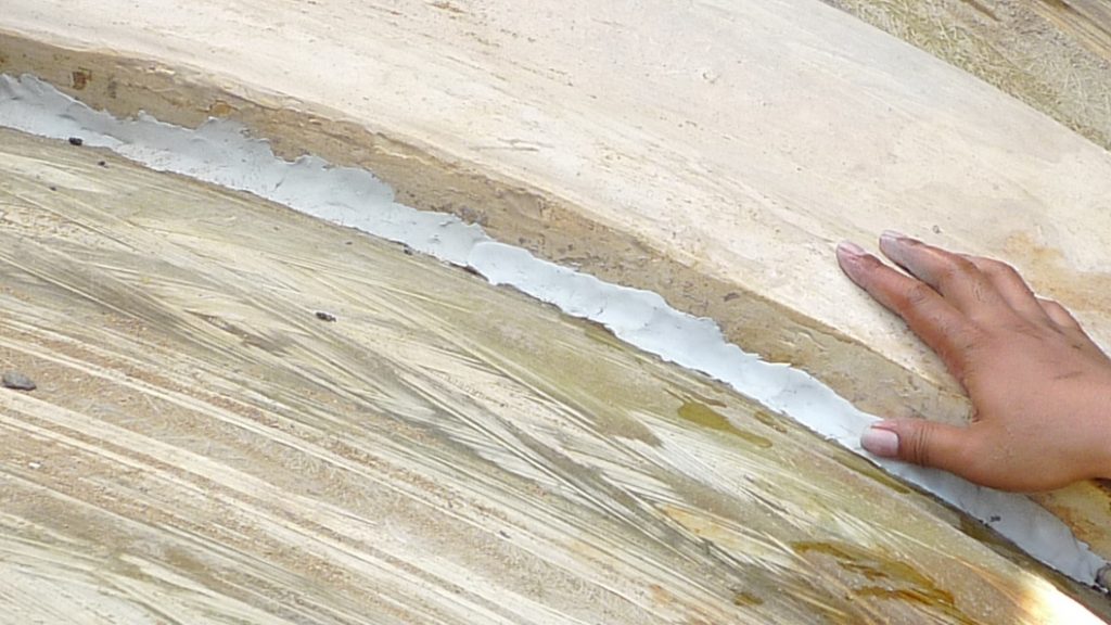 Sylmasta AB Epoxy Putty applied to a 3000mm FRP pipe in Saudi Arabia as part of a majoe pipeline repair