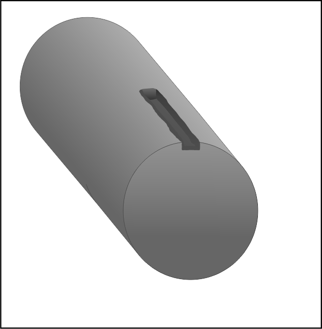 Titanium Supergrade HT with its high compressive strength is ideal for the repair of a damaged keyway