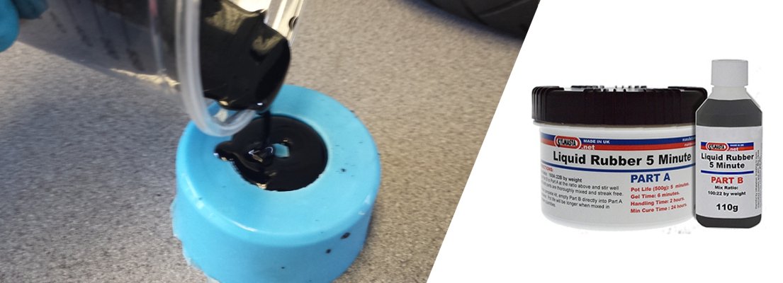 Liquid Rubber PU21 Rapid 5 Minute is a fast working polyurethane rubber which sets to a hard, smooth, glass like finish in under five minutes.
