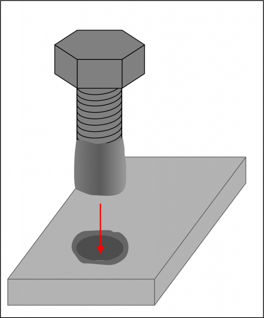 Inserting a stripped thread coated with Release Agent and Epoxy Paste will repair and rebuild the damaged bolt and bolthole