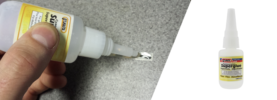 Sylmasta CAE3 Superglue is a low viscosity cyanoacrylate glue thin as water which penetrates porous surfaces and wicks into joints and crack