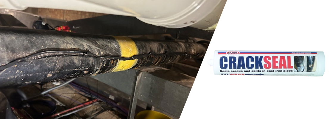 CrackSeal Sealant is a high performance sealant used to repair cast iron pipe