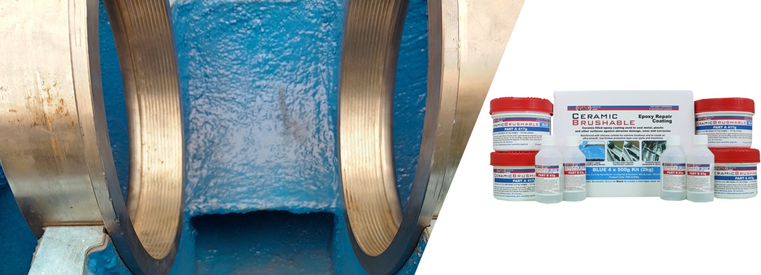 Ceramic Brushable Epoxy Coating is reinforced with silicon carbide giving it an ultra smooth, abrasion resistant finish