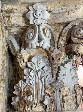 Sylmasta AB Original used to repair a concrete composite order column by replacing damaged details