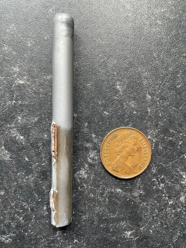 A new pin for a magic corner kitchen unit is fashioned from Superfast Steel Epoxy Putty