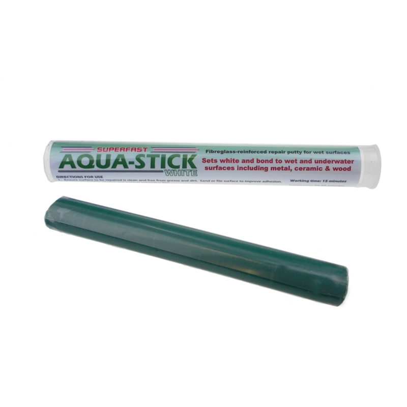Superfast Aqua Stick is an epoxy putty specially formulated for making underwater repairs