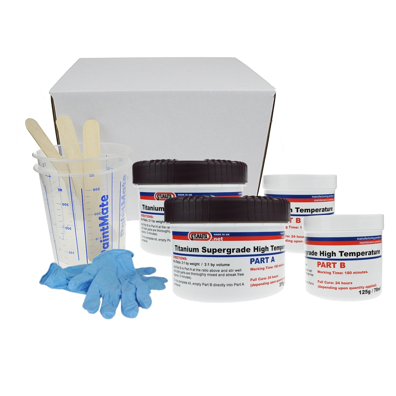 Titanium Supergrade is an epoxy paste specially formulated for making repairs in extreme heat environments