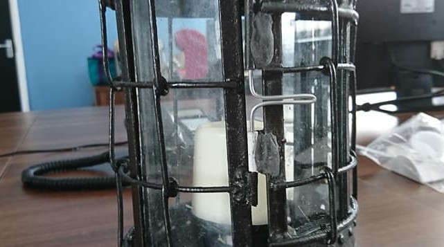 A new latch fitted the door of a 19th century lantern during restoration made from Superfast Steel Epoxy Putty