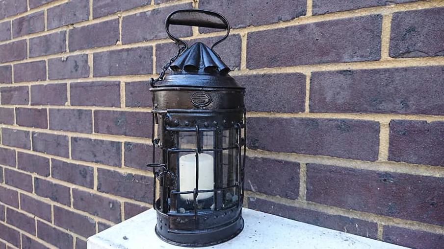 The completed restoration of a 19th century lantern carried out using Superfast Steel Epoxy Putty