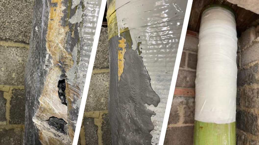 Hospital Air Conditioning Pipe Repair