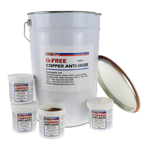 Q-Free Copper Anti-Seize is an industrial lubricant which is lead free and protects all types of components against corrosion and chemical attack
