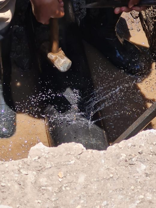 Case Study: Cement Coated Steel Pipe Live Leak Repair | Sylmasta.net