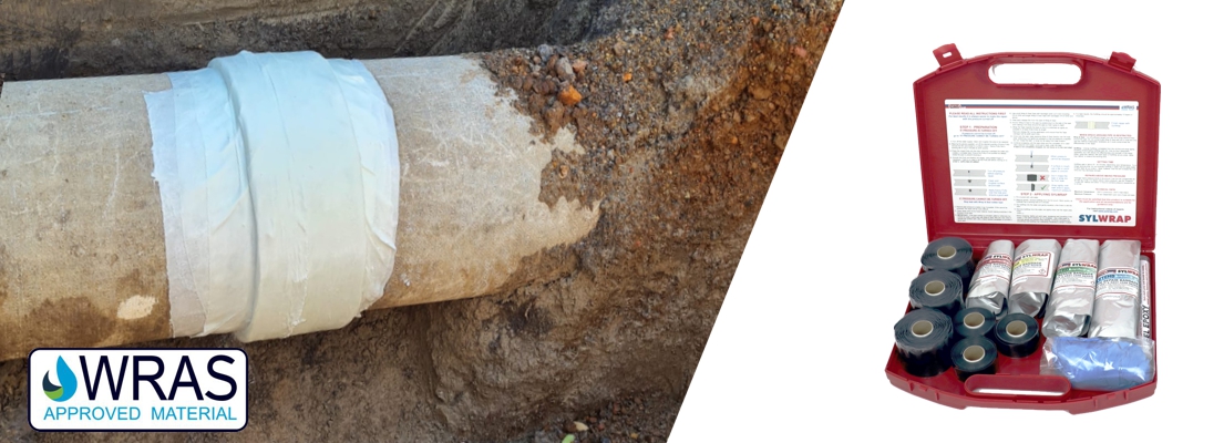 The Pipe Repair Contractor Case contains enough products to make up to six live leak repairs for water contractors and other regular users