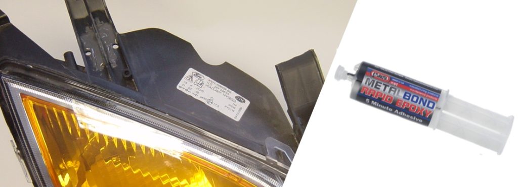 Metal Bond Rapid 5 Minute is one of several high-strength expoxy adhesives manufactured by Sylmasta